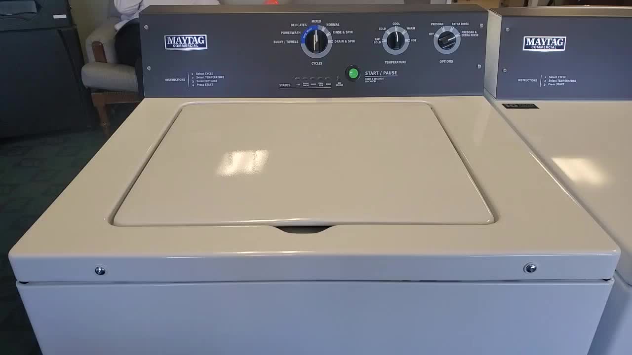 Maytag industrial deals washing machine