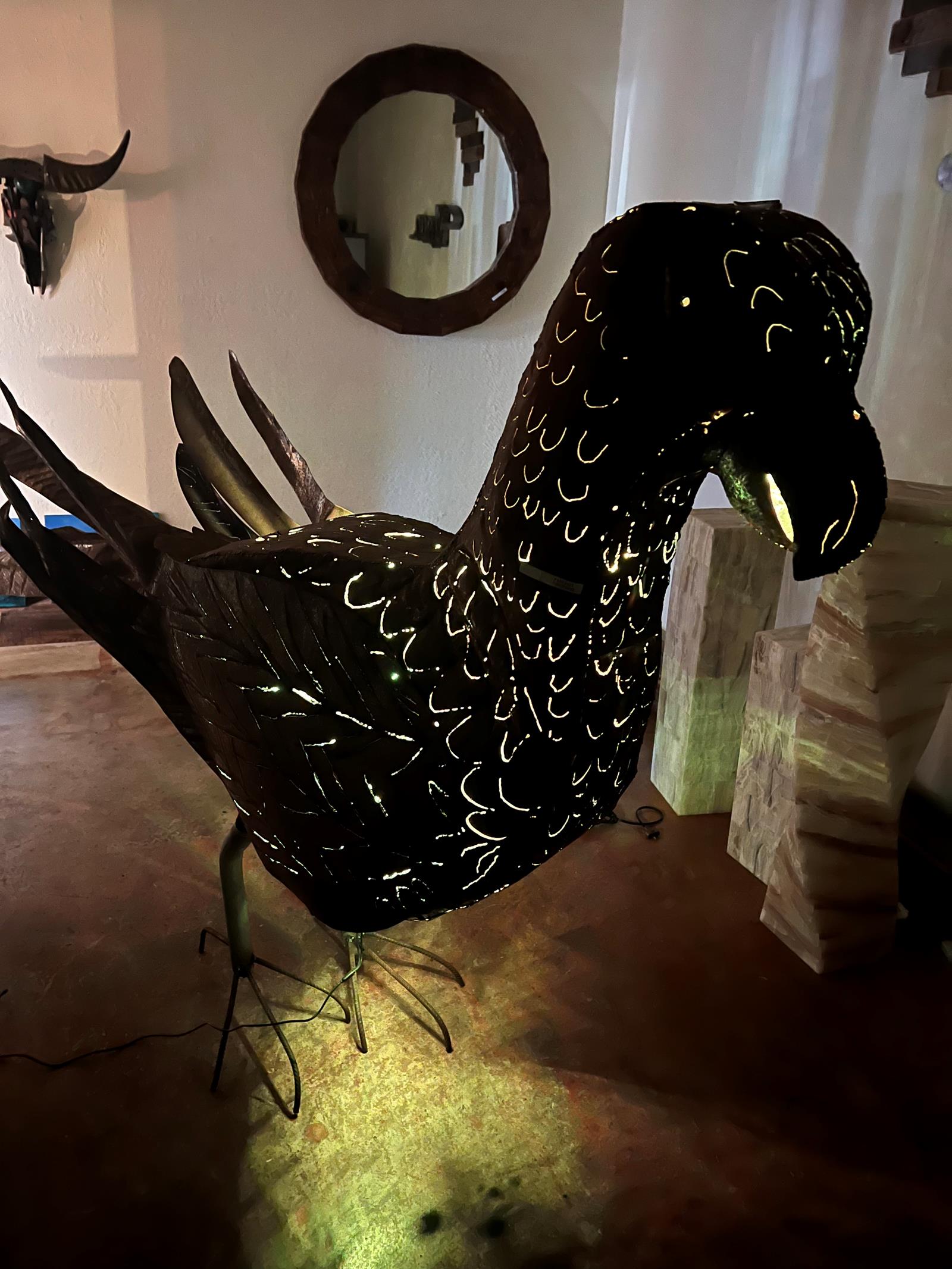 Original Handmade Crow Wire Sculpture, Wire Art, Wire Sculpture, Home  Decor, Crow Art, Gift, Industrial Art, Animal Sculpture 